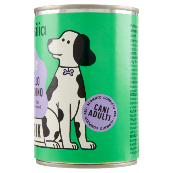 Consilia Derik Paté per Cane con Agnello e Tacchino 400 g