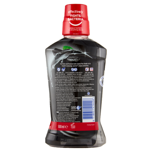 Colgate collutorio sbiancante carbone Plax White & Protect Charcoal 500 ml