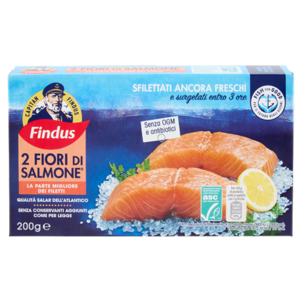 Capitan Findus 2 Fiori di Salmone 200 g