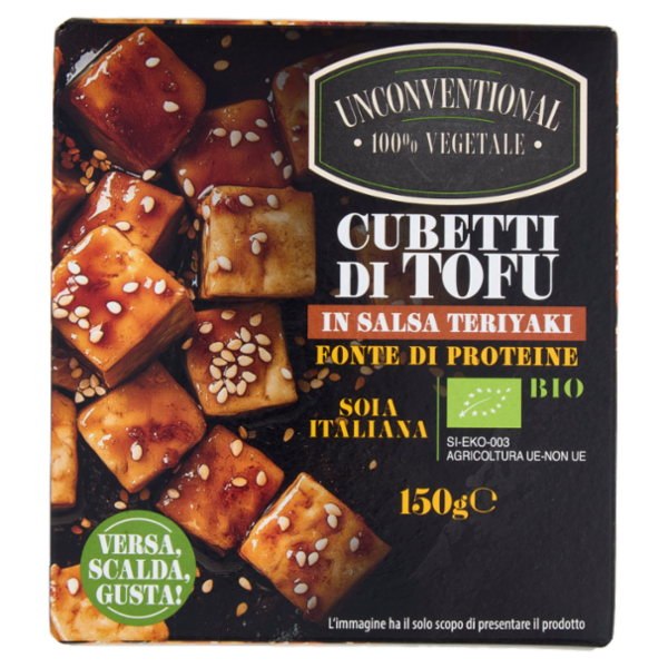 Unconventional Cubetti di Tofu in Salsa Teriyaki Bio 150 g