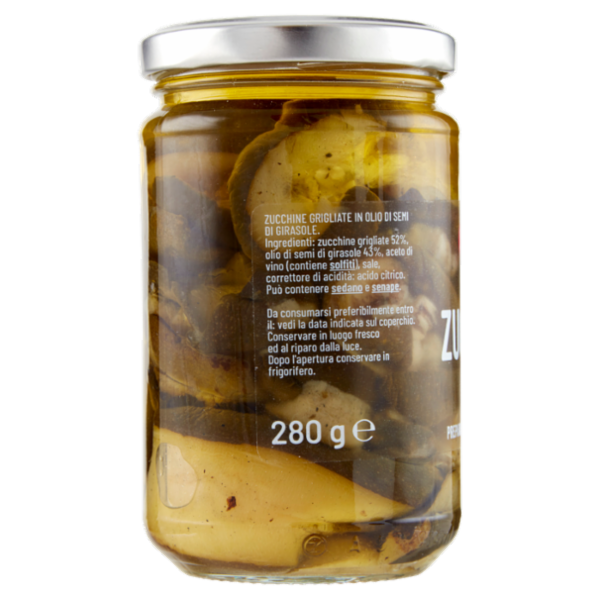 Selex Zucchine Grigliate in Olio di Semi di Girasole 280 g