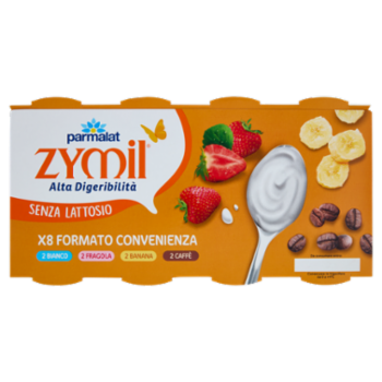 ZYMIL Alta Digeribilità Senza Lattosio Yogurt Misto 8x125g