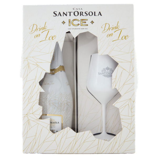 Casa Sant'Orsola Ice Vino Spumante Demi Sec 750 ml + Calice