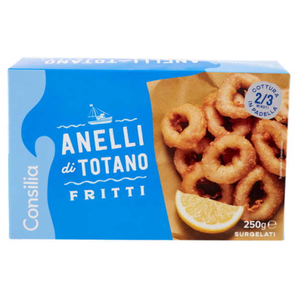 Consilia Anelli di Totano Prefritti e Surgelati 250 g