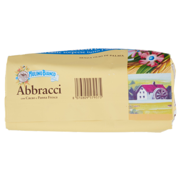 Mulino Bianco Abbracci Biscotti con Cacao e Panna Fresca 700g