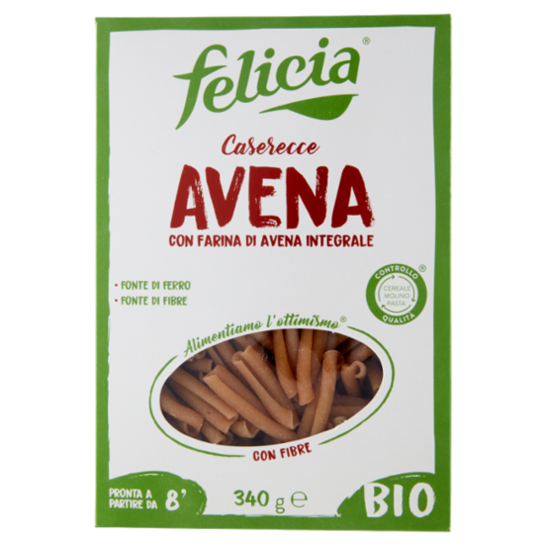 felicia Caserecce Avena con Farina di Avena Integrale Bio 340 g