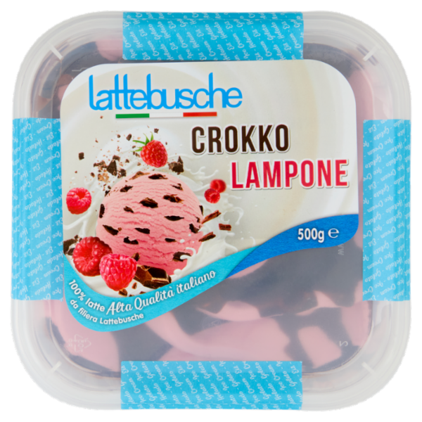 lattebusche Gelato Crokko Lampone 500 g