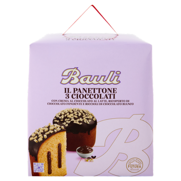 Bauli il Panettone 3 Cioccolati 750 g