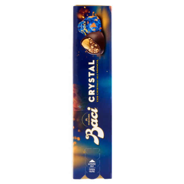 BACI PERUGINA Crystal Cioccolatini Fondenti all'Arancia ripieni al Gianduia Scatola 150g