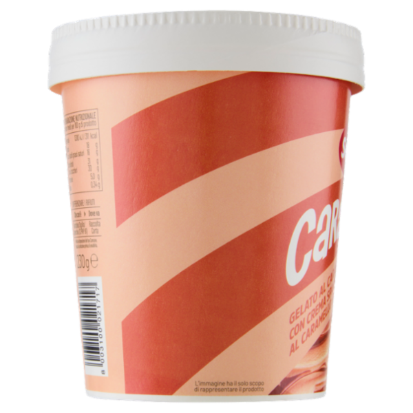 Selex Gelato al Caramello con Crema Spalmabile al Caramello Salato 230 g