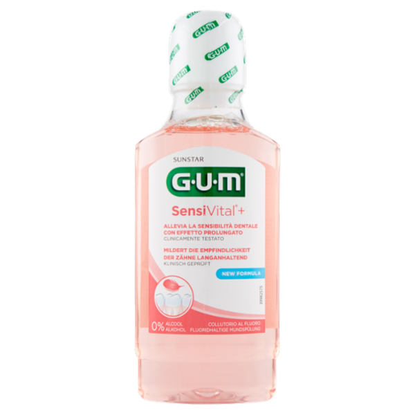 Gum SensiVital+ Collutorio al Fluoro 300 ml