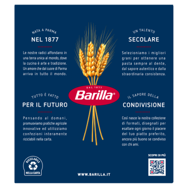 Barilla Pasta Ditaloni Rigati n.49 500g