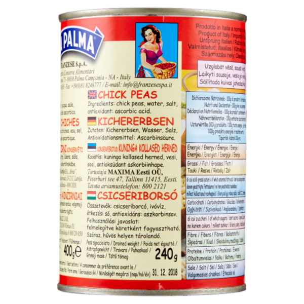 La Palma Ceci Lessati 400 g