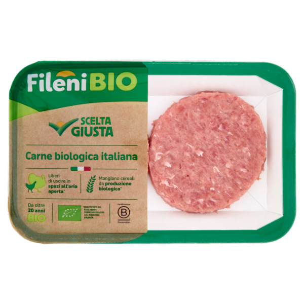 Fileni Bio Hamburger di Pollo Biologico 0,200 kg