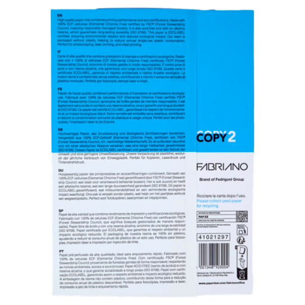 Fabriano Copy 2 Performance A4 80 g/m² 500 Fogli