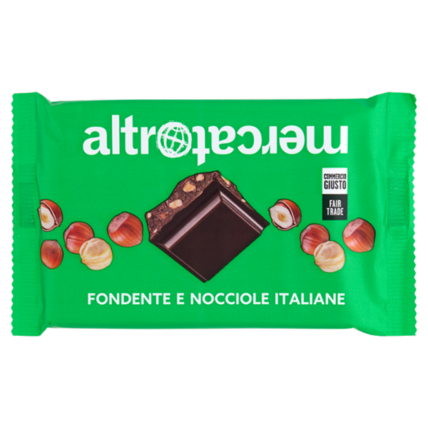 altromercato Fondente e Nocciole Italiane 85 g