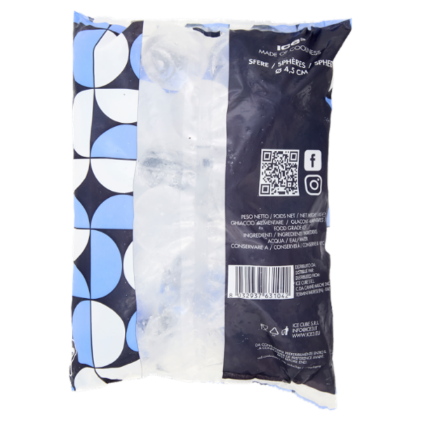 ice cube Ice³ Balls Sfere di Ghiaccio Premium 1 kg