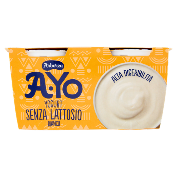 Arborea A-Yo Yogurt Senza Lattosio Bianco 2 x 125 g