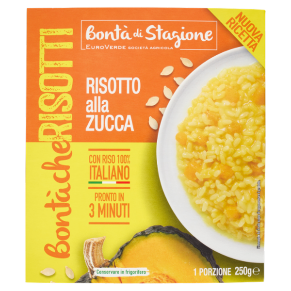 Bontà di Stagione Bontà che Risotti Risotto alla Zucca 250 g