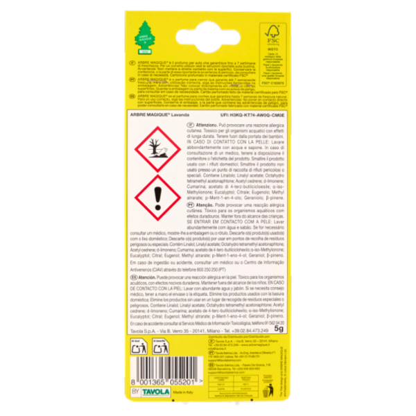 Arbre Magique Profumo per auto Lavanda 5 g