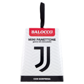 Balocco Mini Panettone Gocce Di Cioccolato Juventus 90 g