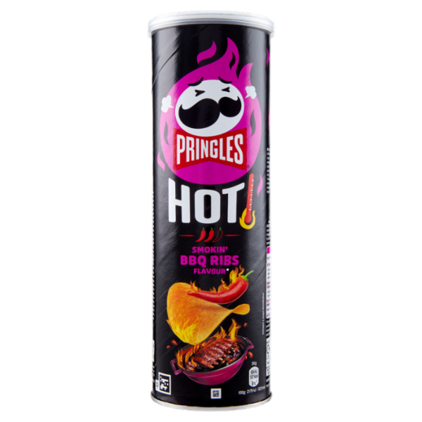 Pringles Hot Smokin' BBQ Ribs Flavour 160 g