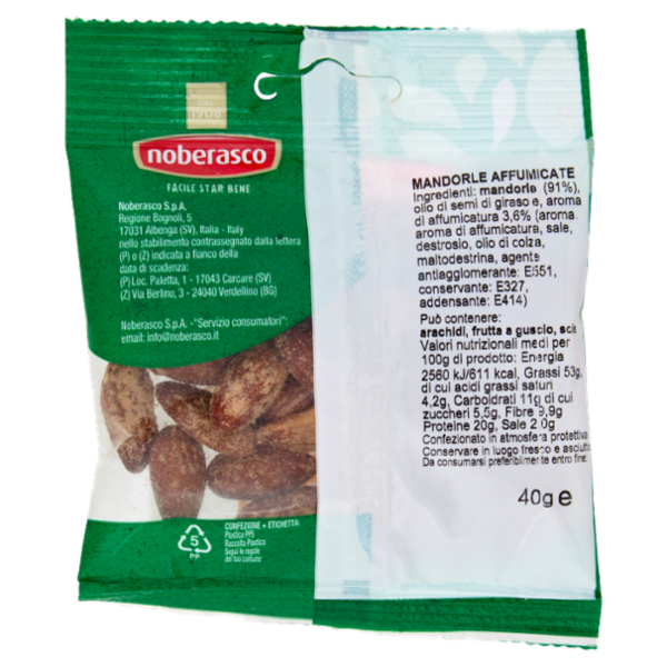noberasco € 0,99 Mandorle Smoked 40 g