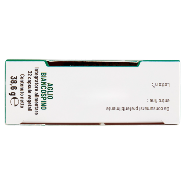 equilibra Aglio Biancospino Pressione e Colesterolo 32 Capsule Vegetali Naturali 38,6 g