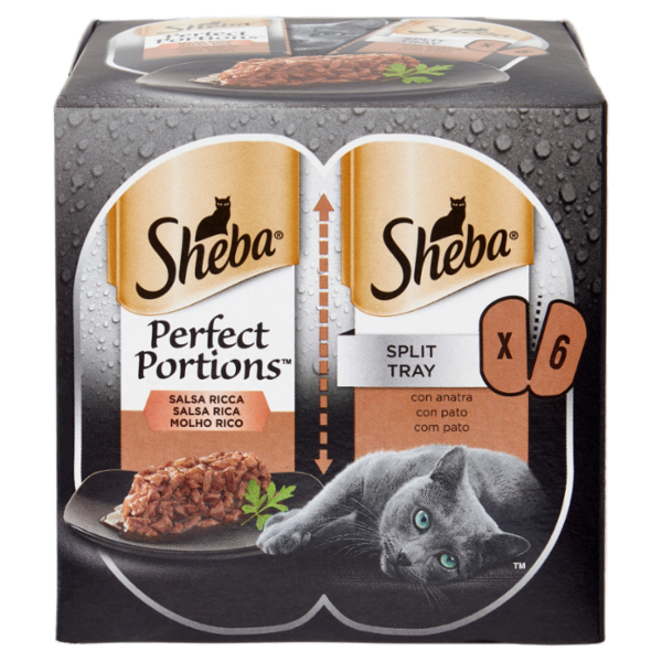 Sheba Perfect Portions Salsa Ricca con anatra 3 x (2 x 37.5 g)