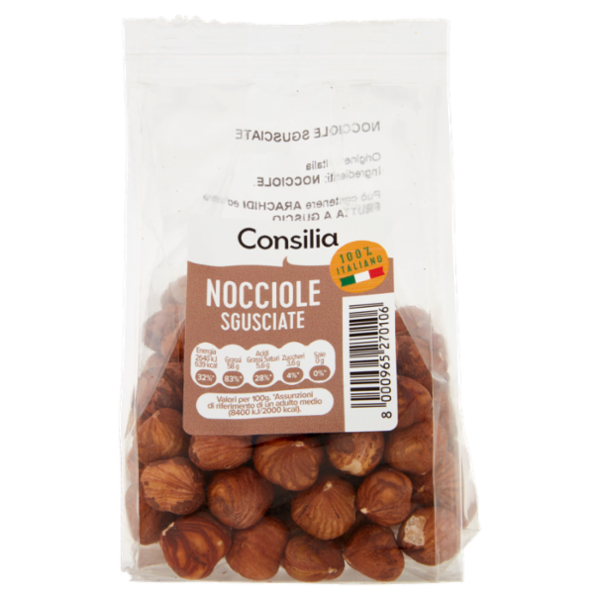Consilia Frutta Secca Nocciole Sgusciate 100 g
