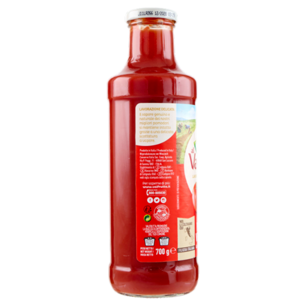 Valfrutta al Vapore Passata Vellutata 700 g