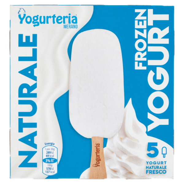Meran Yogurteria Merano Frozen Yogurt Naturale 5 x 50 g