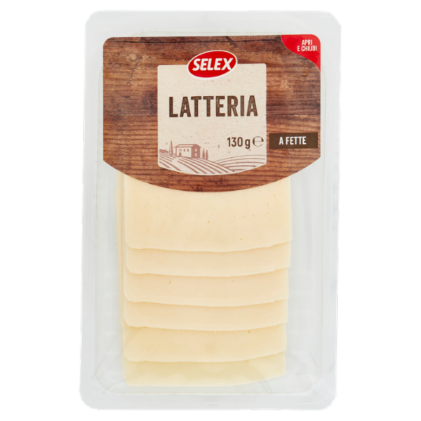 Selex Formaggio Latteria a Fette 130 g