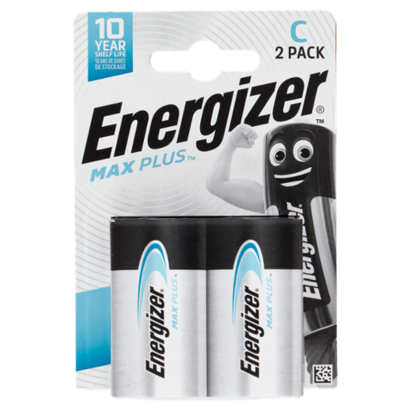 Energizer Max Plus Alkaline C 2 pz