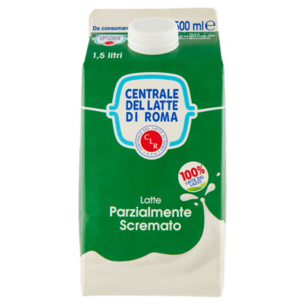 Centrale del Latte di Roma Latte Parzialmente Scremato 1500 ml