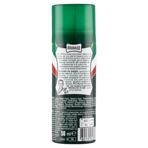 Proraso Schiuma da Barba Rinfrescante 50 ml