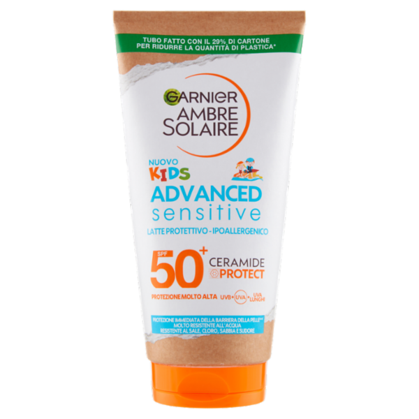 Garnier Ambre Solaire Advanced Sensitive Kids Latte Ceramide Protect IP50+ 175 ml