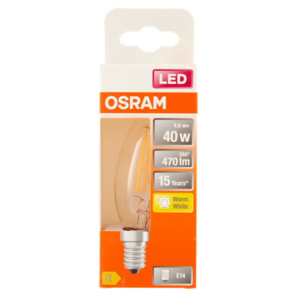 Osram Led Star Classic B Warm White 4.0 W E14