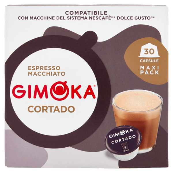 Gimoka Cortado Compatibile Nescafè* Dolce Gusto* 30 Capsule 189 g
