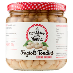 Le Conserve Della Nonna Fagioli Tondini Cotti Al Naturale 430 g