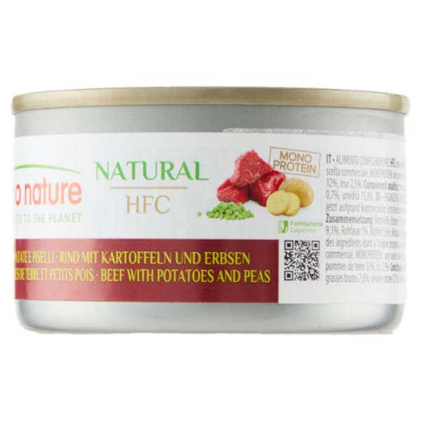 almo nature HFC Natural Manzo con Patate e Piselli 95 g