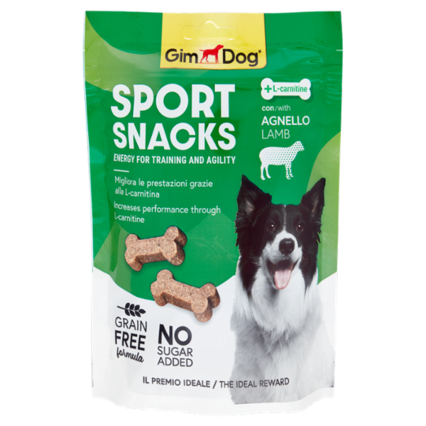 GimDog Sport Snacks con Agnello 150 g