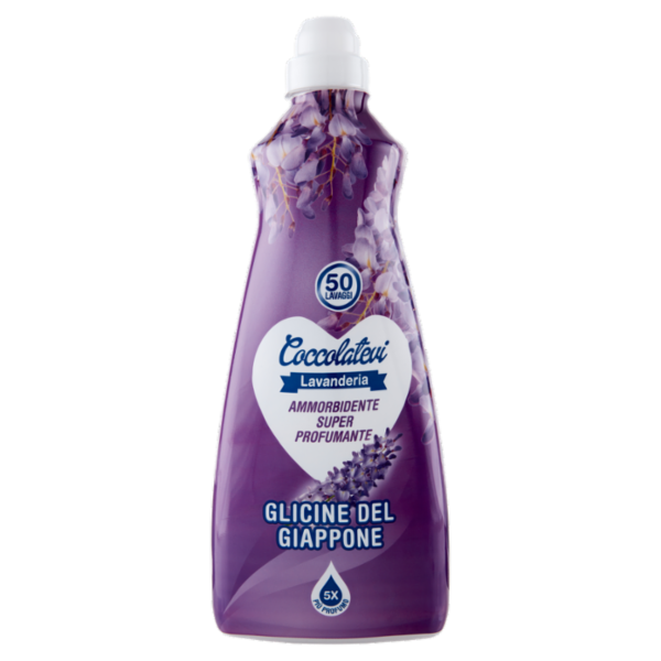 Coccolatevi Lavanderia Ammorbidente Super Profumante Glicine del Giappone 1250 ml