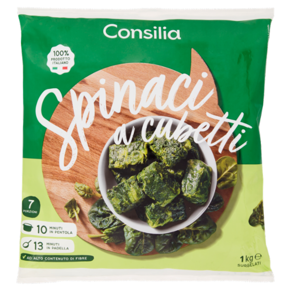 Consilia Spinaci a Cubetti Surgelati 1 kg