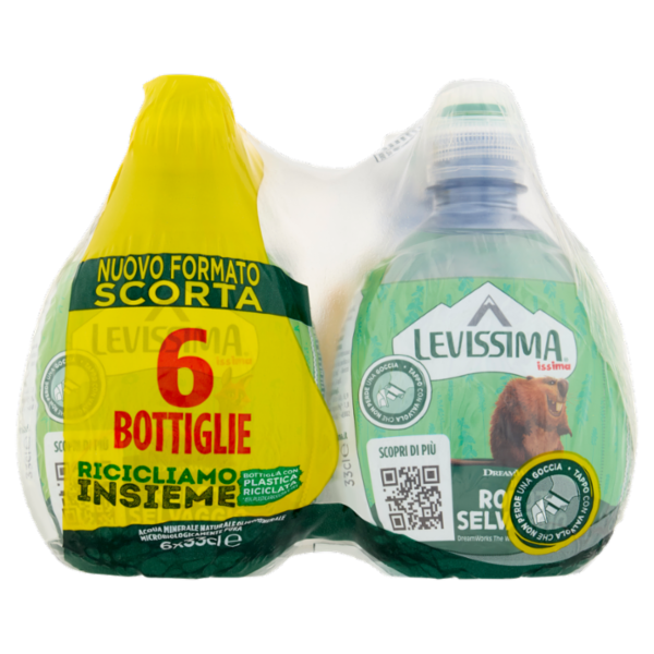 Levissima Issima acqua naturale R-PET 45% 6x0.33L