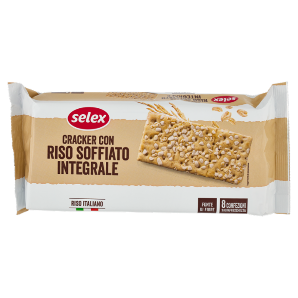 Selex Cracker con Riso Soffiato Integrale 300 g