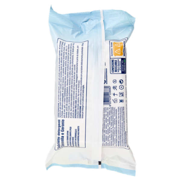 Vitakraft Salviette Detergenti Citronella e Geranio 30 pz