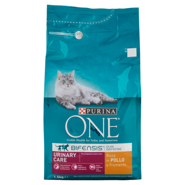 PURINA ONE BIFENSIS Gatto Crocchette URINARY CARE Ricco in Pollo e Frumento Sacco 1.5kg