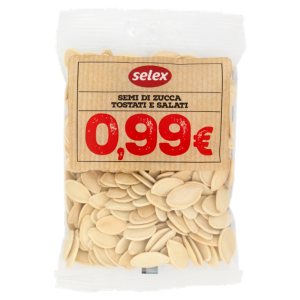 Selex Semi di Zucca Tostati e Salati 80 g