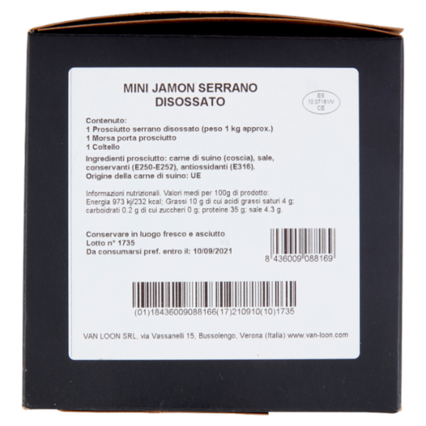 Don Juan Rodriguez Mini Jamón Serrano Disossato